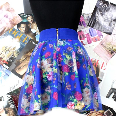 Размер 42. Стильная подростковая юбка Maite_Rolans цвета темного индиго.
