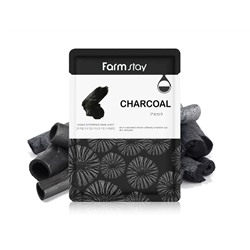 Очищающая тканевая маска с Древесным углём FarmStay Charcoal (2031), 23 ml