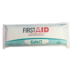 Firtst Aid бинт марлевый медицинский стерильный 7х14см