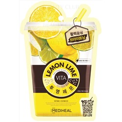 MEDIHEAL Маска-салфетка для лица VITA Lemon Lime (Лимон и лайм)