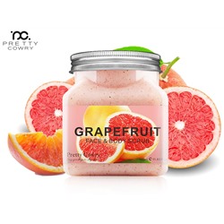 Скраб для тела и лица с Грейпфрутом Pretty Cowry Grapefruit (7539), 350 ml