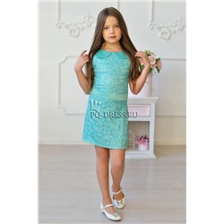 Платье нарядное для девочки арт. ИР-902, цвет мята