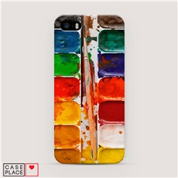 Пластиковый чехол Акварель на iPhone 5/5S/SE