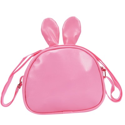 Детская сумочка с ушками цвет розовый р-р 18х15х6 арт ds-18