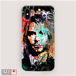 Пластиковый чехол Kurt Cobain 3 на iPhone X (10)