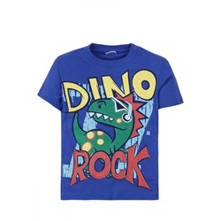Футболки для мальчиков "Rock Dino"синий
