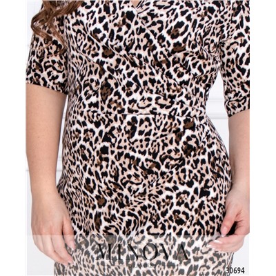 Платье №18-054-леопардовый