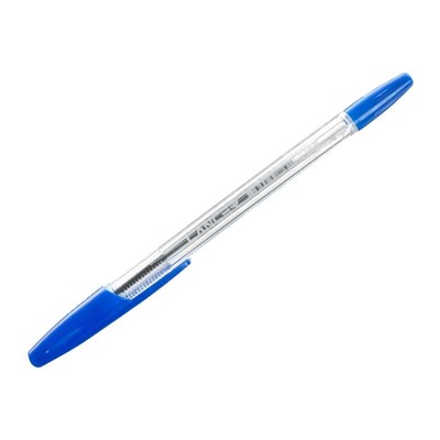 Ручка шариковая Office Style 820, узел 0.7 мм, чернила синие, корпус прозрачный