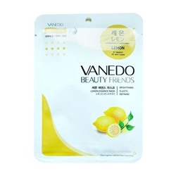 "All New Cosmetic" "Vanedo" "Beauty Friends" Обновляющая кожу маска для лица с эссенцией лимона 25гр.