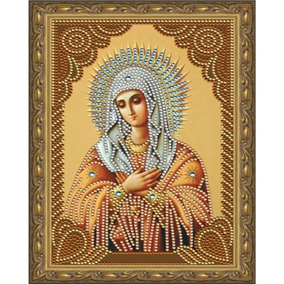 Алмазная мозаика 20х30 CDX 025 Икона Умиление Божьей матери
