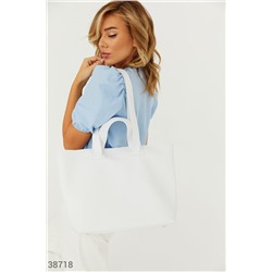 Белая сумка-шоппер