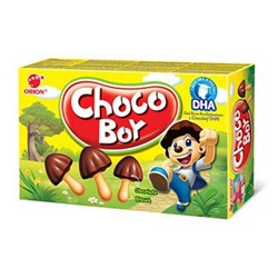 Печенье Чоко Бой (Choco Boy) грибочки с шоколадной шляпкой 100г