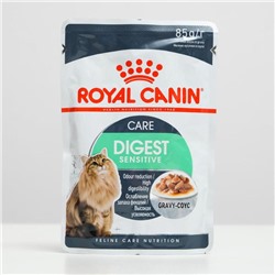 Влажный корм RC Digest Sensitive для домашних кошек с чувствительным ЖКТ, в соусе, пауч, 85