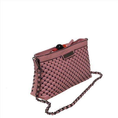 Эффектная женская сумочка через плечо Tinel_Forest из натуральной кожи розового цвета.