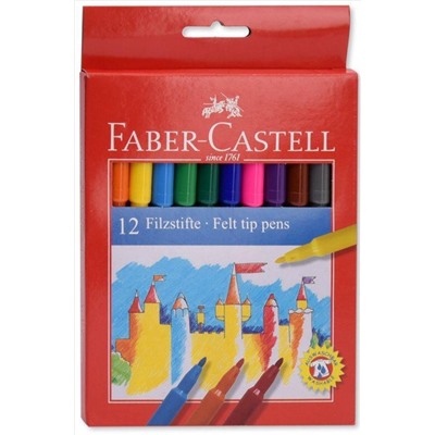 Faber-Castell, Фломастеры 12 цв. Faber-Castell