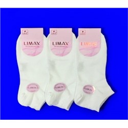 LIMAX носки укороченные женские белые