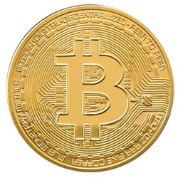 Сувенирная монета Bitcoin оптом