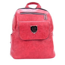Рюкзак женский красный р-р 23х35х12 арт RM-25