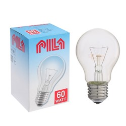 Лампа накаливания Pila Stan A55 CL 1CT/12X10, E27, 60 Вт, 230 В