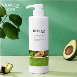 Питательный шампунь от перхоти с экстрактом авокадо BIOAQUA