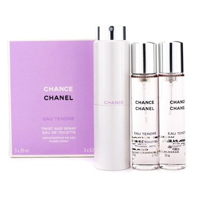 Туалетная вода 3*20 мл Chanel Chance Eau Tendre