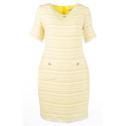 Женское платье миди с коротким рукавом 249347 размер 44, 46
