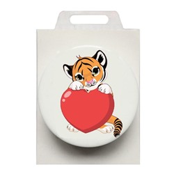 Мыло с картинкой "Тигр с сердцем"
