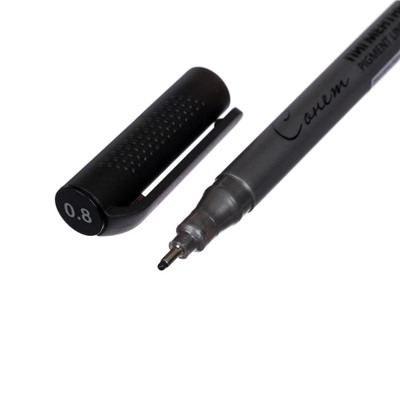 Ручка капиллярная для черчения ЗХК "Сонет" линер 0.8 мм чёрный 2341650