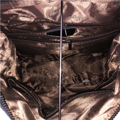 Стильный рюкзак-трансформер Hitech_Era из очень прочной натуральной кожи цвета изумрудный перламутр.
