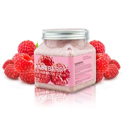 Скраб для тела и лица с Малиной Wokali Raspberry Sherbet Body Scrub, 350 ml