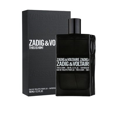 ОРИГИНАЛ ZADIG & VOLTAIRE THIS IS HIM EDT 100 ML