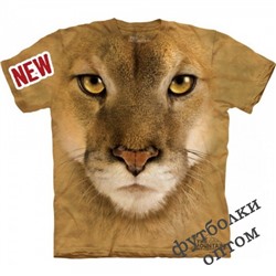 3д футболка с мордой льва