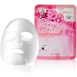 [3W CLINIC] Тканевая маска для лица КОЛЛАГЕН Fresh Collagen Mask Sheet