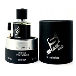 SHAIK RICH  L.112 WHITE (подарочная упаковка с пробником)  FOR MEN 50 ML