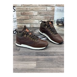 Мужские кроссовки А986-5 темно-коричневые