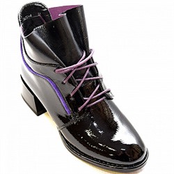 Ботинки EBG57-4 черн/фиол