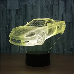 Светильник 3D Автомобиль МО-2088