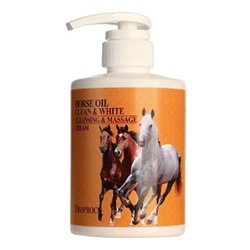 Очищающий массажный крем Deoproce Clean & White Cleansing & Massage Cream Horse Oil 450g/дозатор 2016