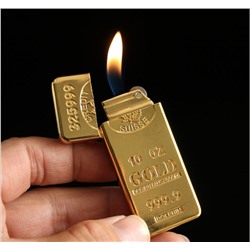 Зажигалка слиток золота