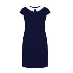 Синее школьное платье для девочки 78913-ДШ18