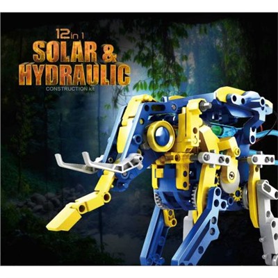 Конструктор на солнечных батареях Diy Solar Robot 11 в 1 оптом
