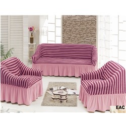 Набор для мягкой мебели Luxe (розовый)