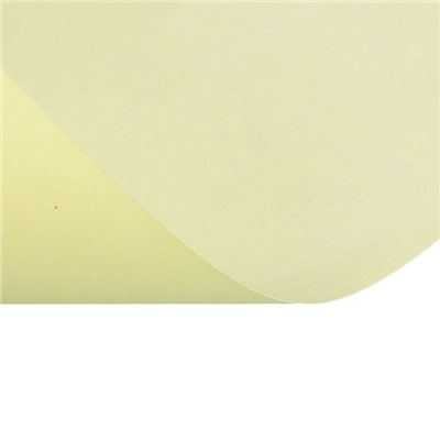 Бумага цветная А4, 50 листов Calligrata Пастель, жёлтая, 80 г/м²