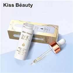 Сыворотка KISS Beauty 24K Golden Rose Gold Elixir, 15 мл. (при температуре ниже -10 может лопнуть стекло)