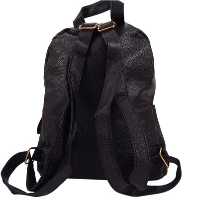 Рюкзак с блестками Supreme черный р-р 26х30х10 арт RM-62