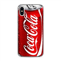 Силиконовый чехол Кока Кола на iPhone X (10)