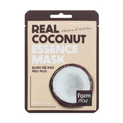 Маска для лица с экстрактом кокоса Real Coconut Essence Mask Farmstay
