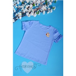 Школьная блузка ФД 7 (голубой)