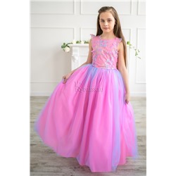 Платье нарядное для девочки "Фея", цвет розовый