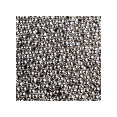 33110.Шарики серебро 3 мм (0,1кг.)